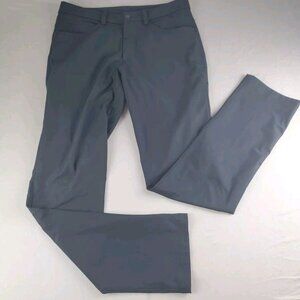 Lulu ABC Classic-Fit Trouser 30"L Warpstreme- Asphalt Grey- Size 30 (31 waist)